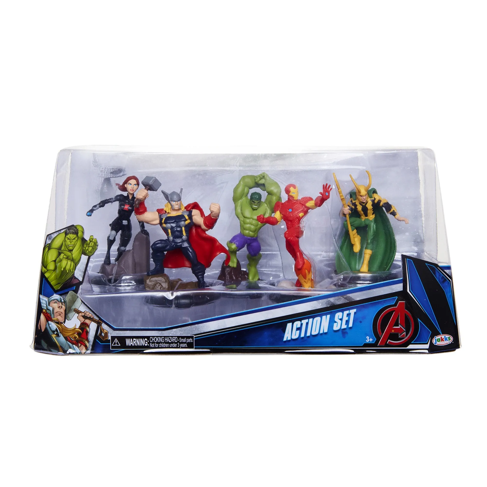 Marvel Avengers Action Set 5-Piece PVC Figure Play Set