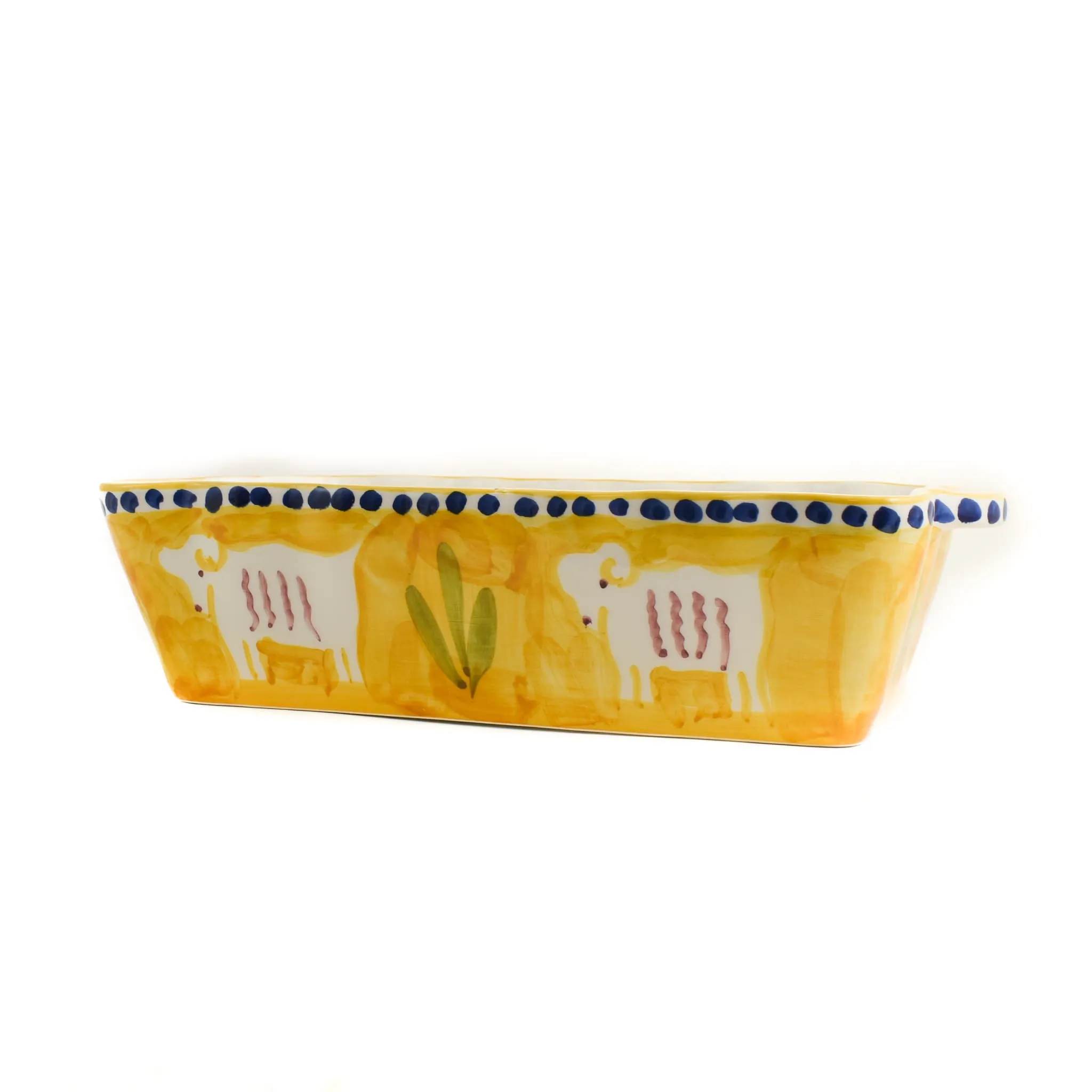 Materia Gallina Yellow Goat Rectangular Roasting Dish