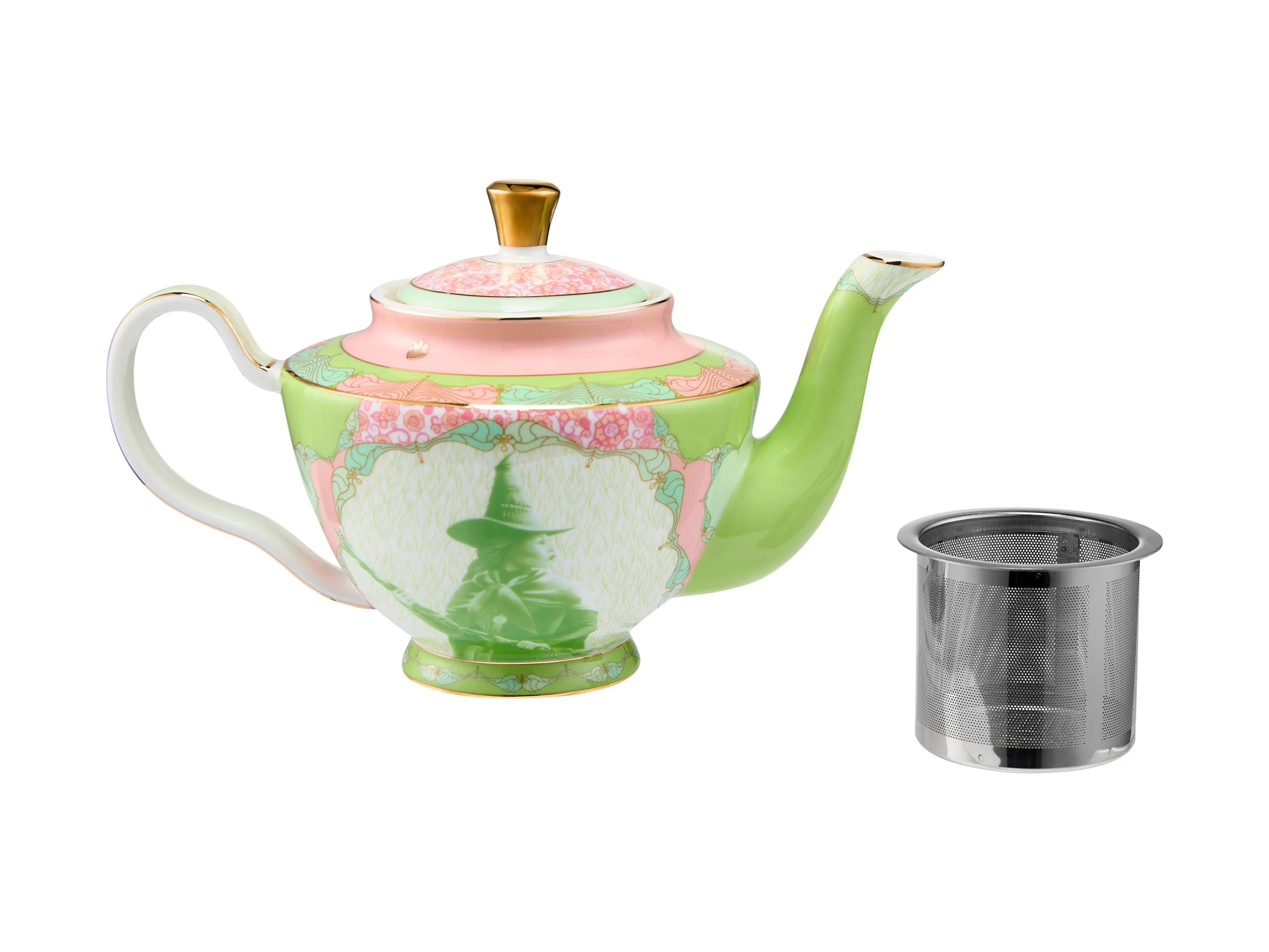 Maxwell & Williams Wicked Pink Goes Good With Green 5pc Tea Set - Elphaba