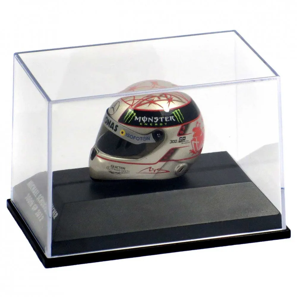 Michael Schumacher Mini Helmet, 300th GP Spa, 1:8 scale, Grey, 2018