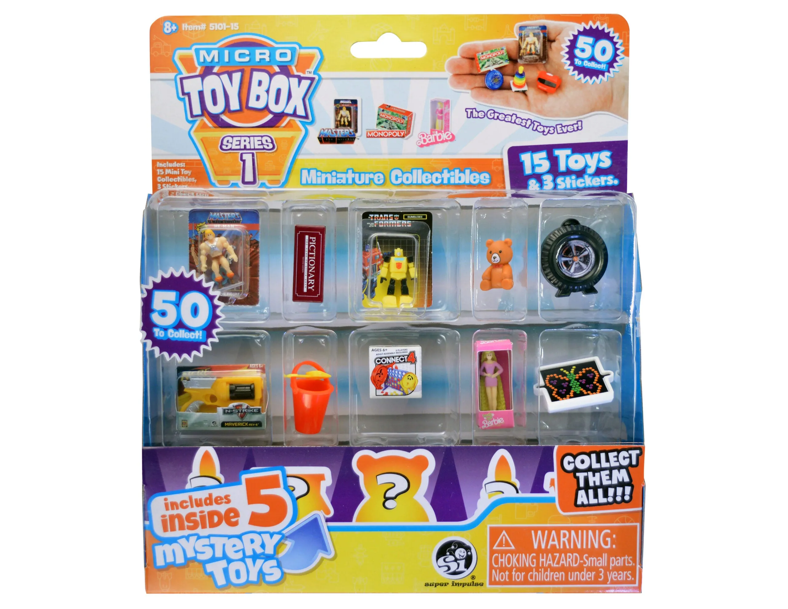 Micro Toy Box Series 1 - 15 Pack | Super Impulse