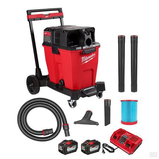 MILWAUKEE M18 FUEL™ 12 Gallon Dual-Battery Wet/Dry Vacuum Kit 0930-22HD