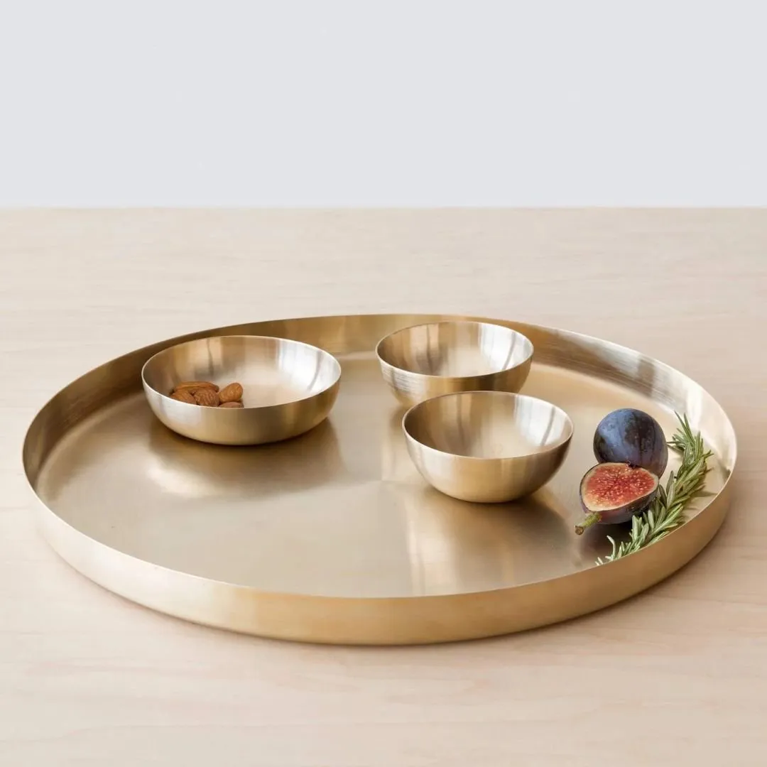 Mini Brass Serving Bowls