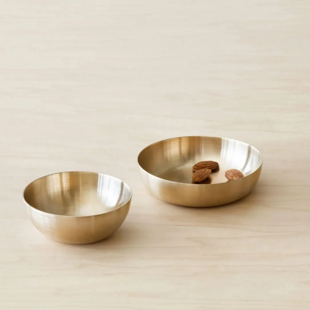 Mini Brass Serving Bowls