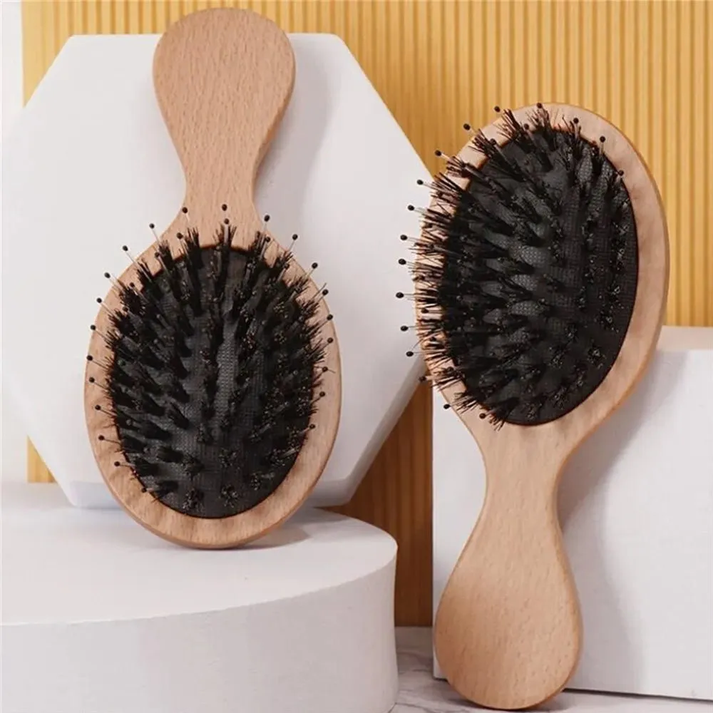 Mini Detangle Bamboo Travel Hairbrush