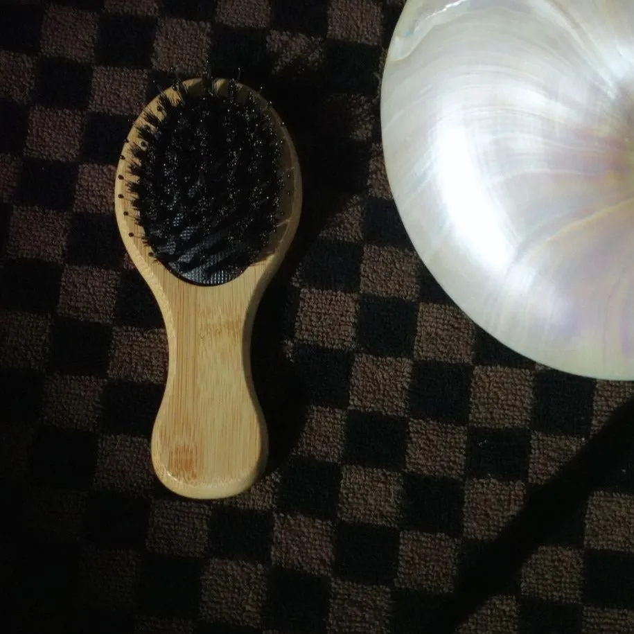 Mini Detangle Bamboo Travel Hairbrush