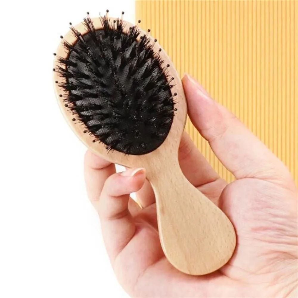 Mini Detangle Bamboo Travel Hairbrush