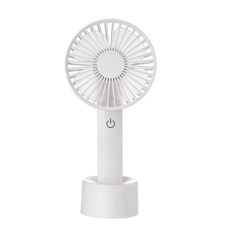 Mini Fan Hanging Neck Handheld Touch Charging Power Storage Portable USB