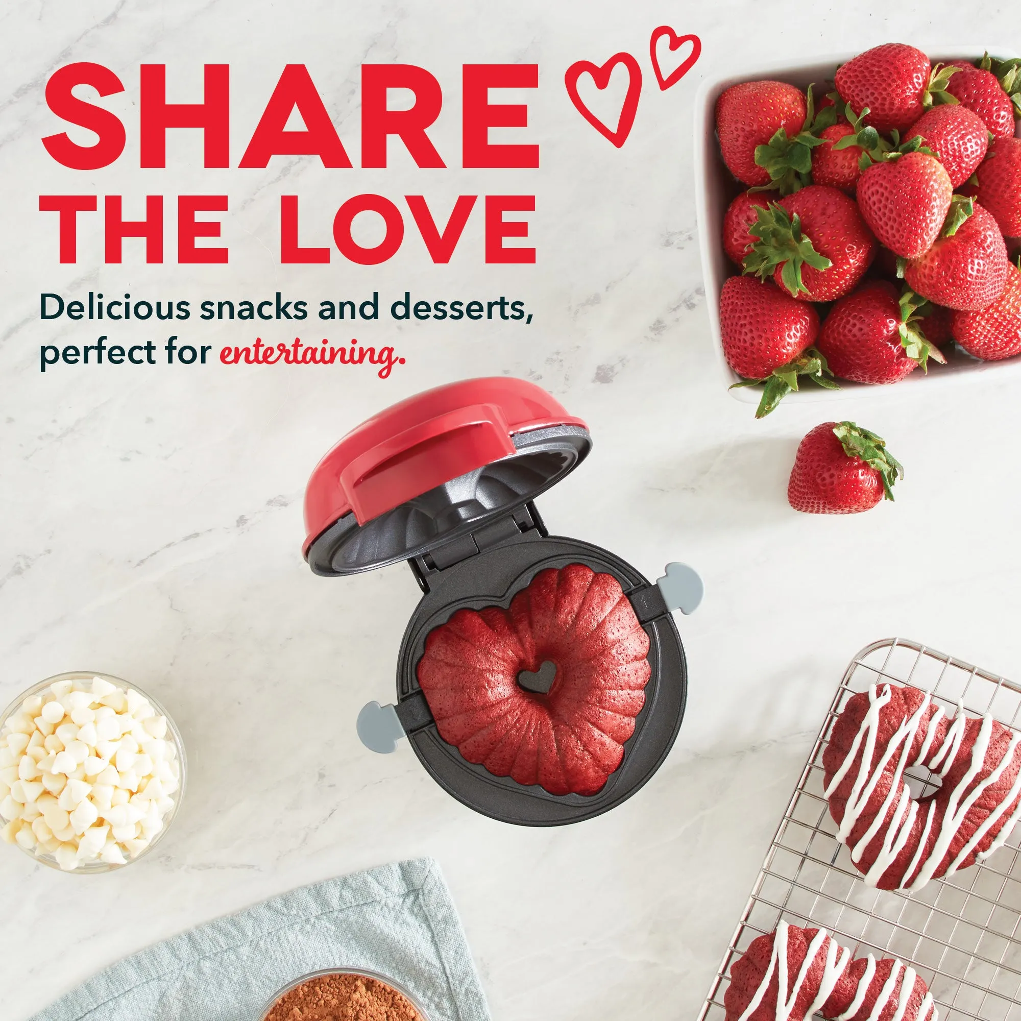 Mini Heart Bundt® Cake Maker