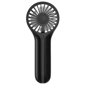 Mini Personal Handheld Fan, USB Rechargeable, Black