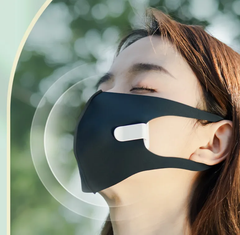 Mini Portable Breathable Heat Cooling Silent Mask Fan