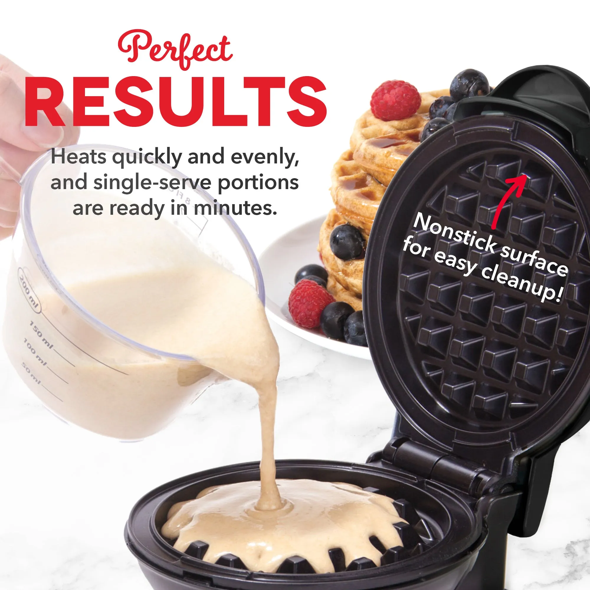 Mini Waffle Maker 2-Packs