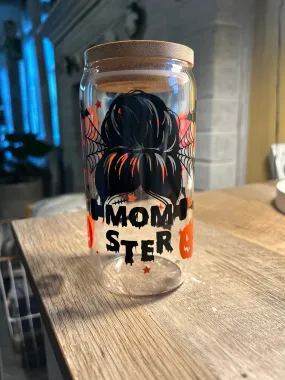 Momster Halloween Drinking Glass Cup