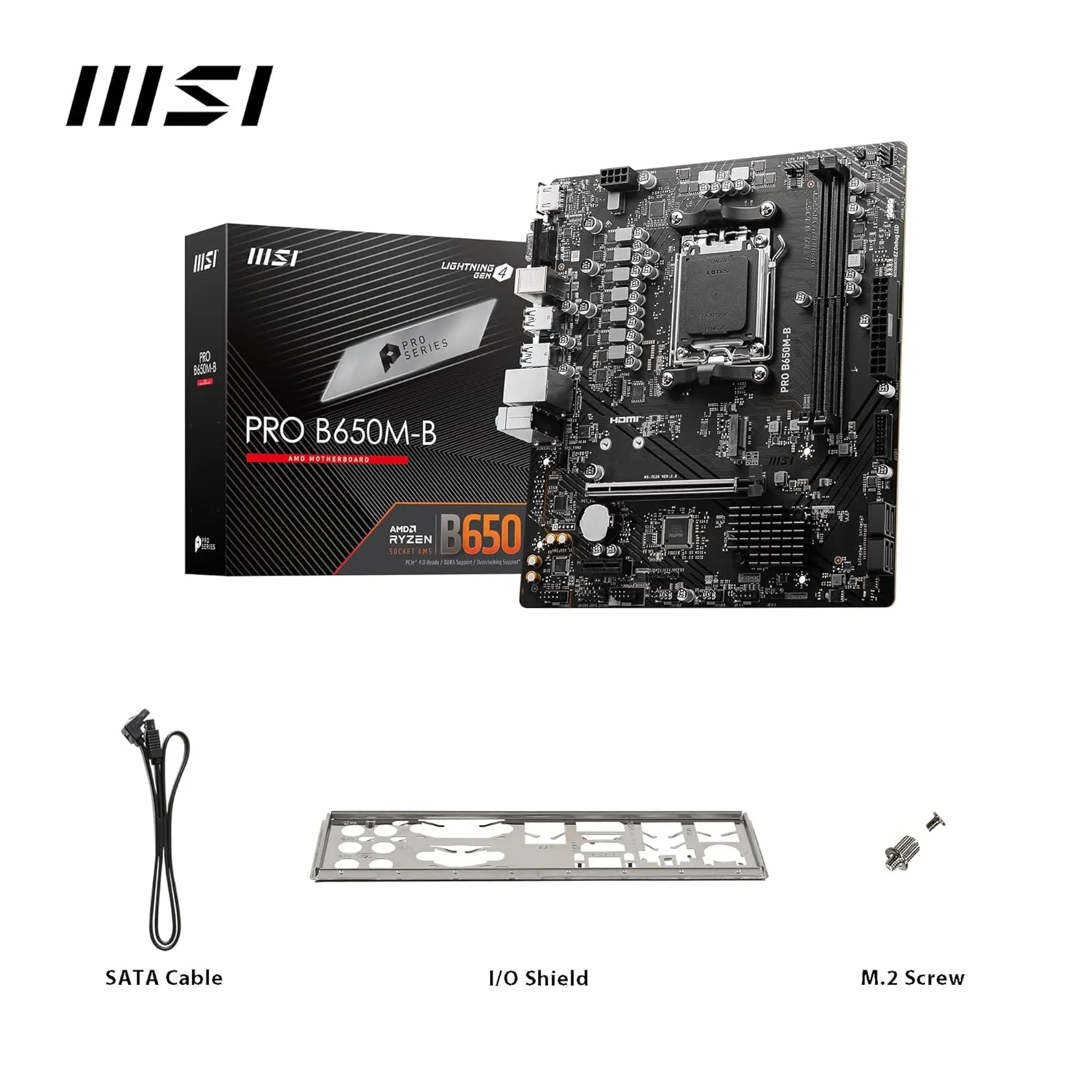 MSI Motherboard Pro B650m-B DDR5