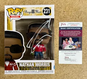 Nathan Morris Signed Boys II Men 2021 Vaulted Funko Pop! With JSA COA