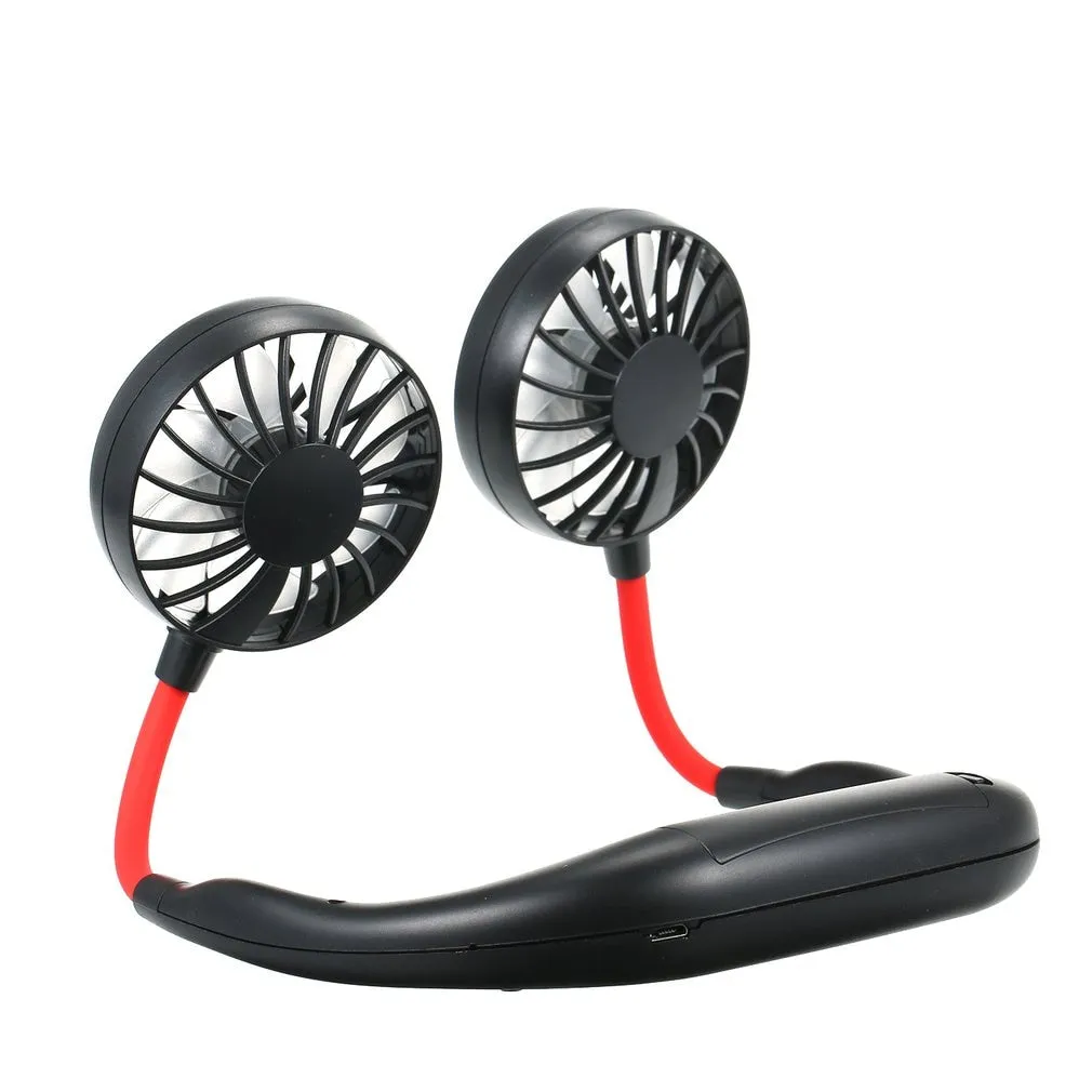 Neck Hanging Portable Duo Fans