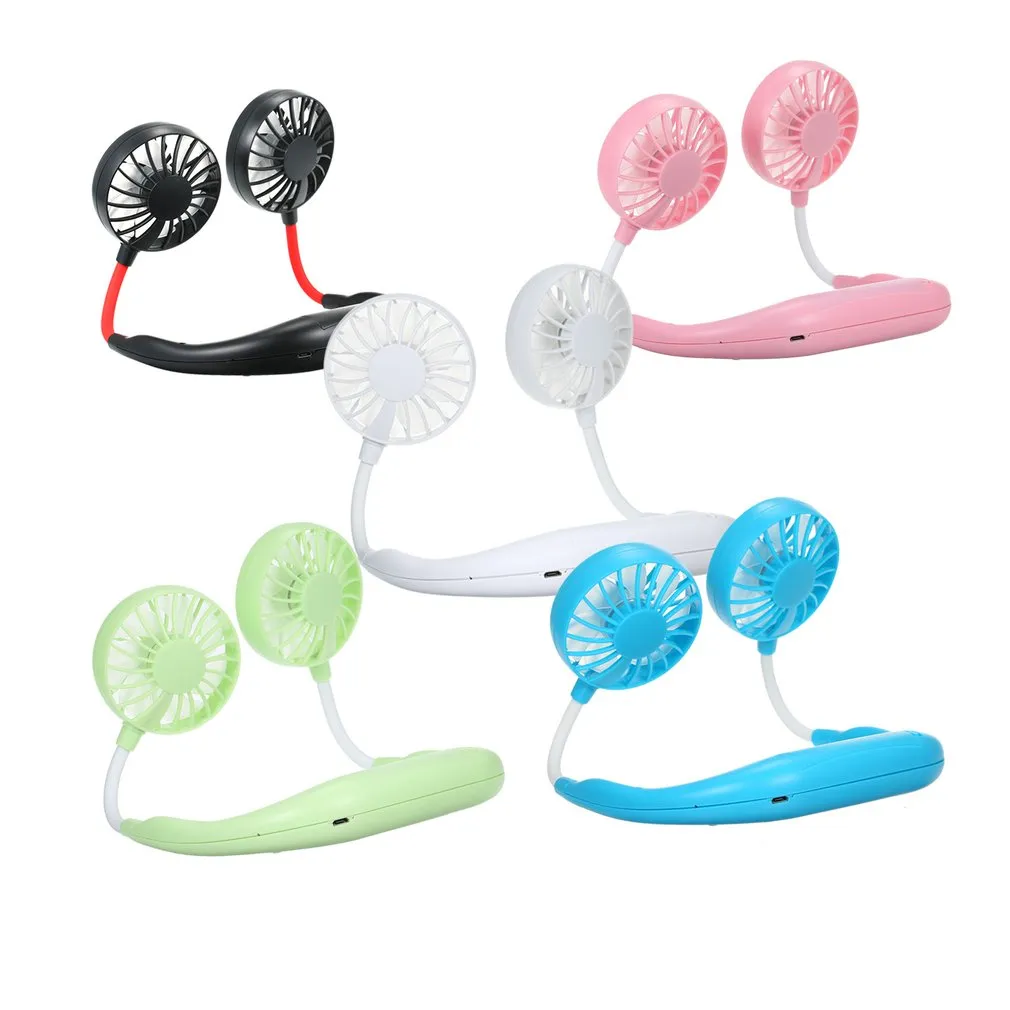 Neck Hanging Portable Duo Fans