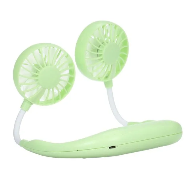 Neck Hanging Portable Duo Fans