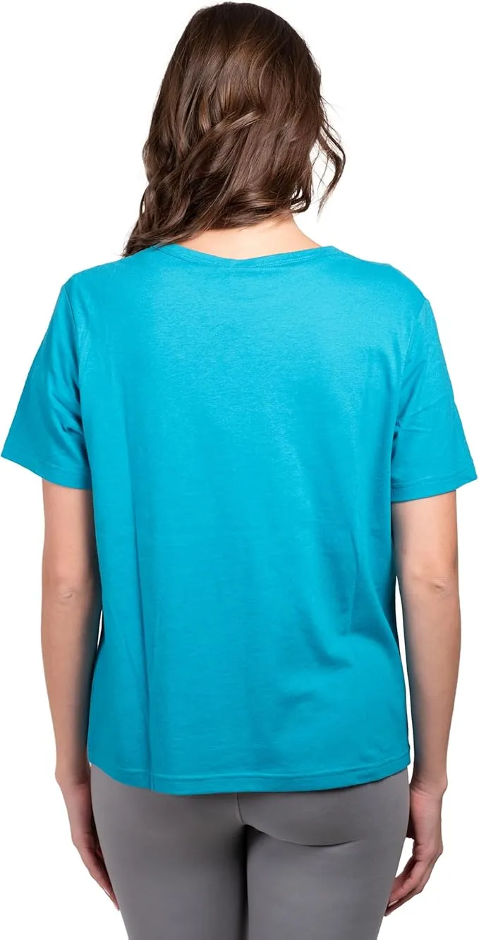 NFL Official Women's Soft Mesh Vintage Gameday Shirt|Miami Dolphins