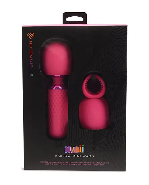 Nu Sensuelle Harlow Mini Wand w/Masturbator Attachment