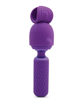 Nu Sensuelle Harlow Mini Wand w/Masturbator Attachment