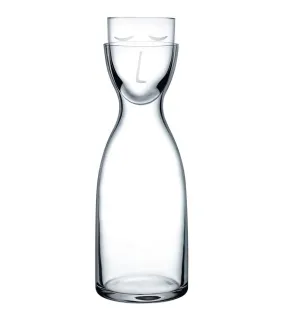 NUDE Glass Mr. & Mrs. Night Set Water Carafe Clear (700ml)