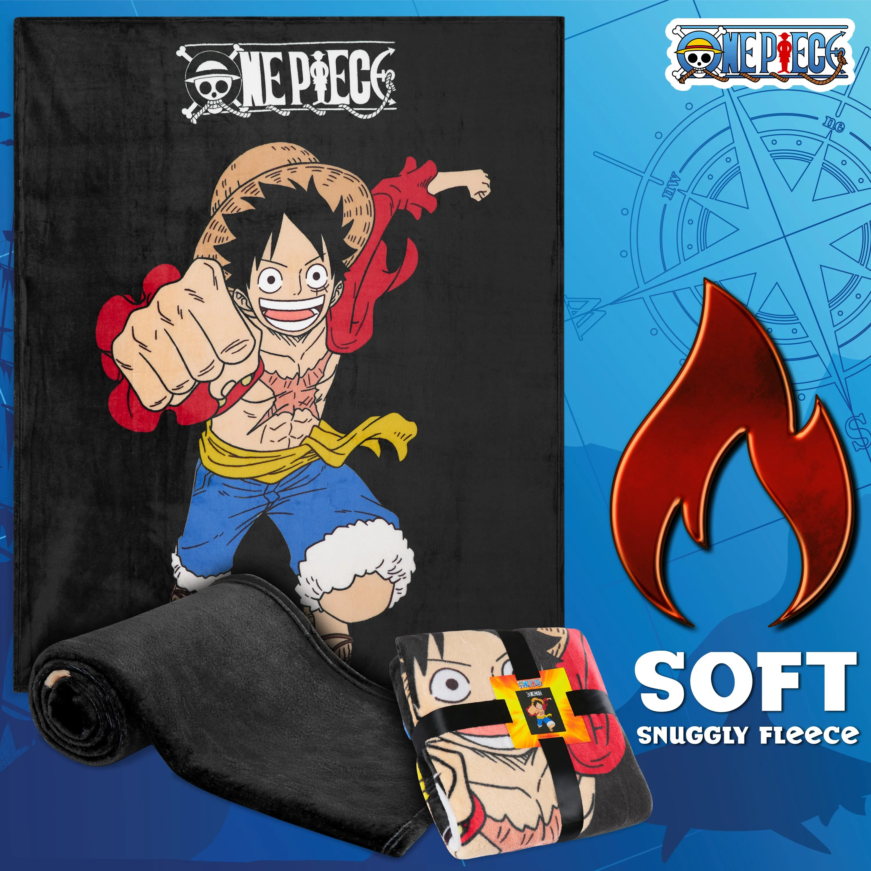 One Piece Fleece Blanket Super Soft Blanket