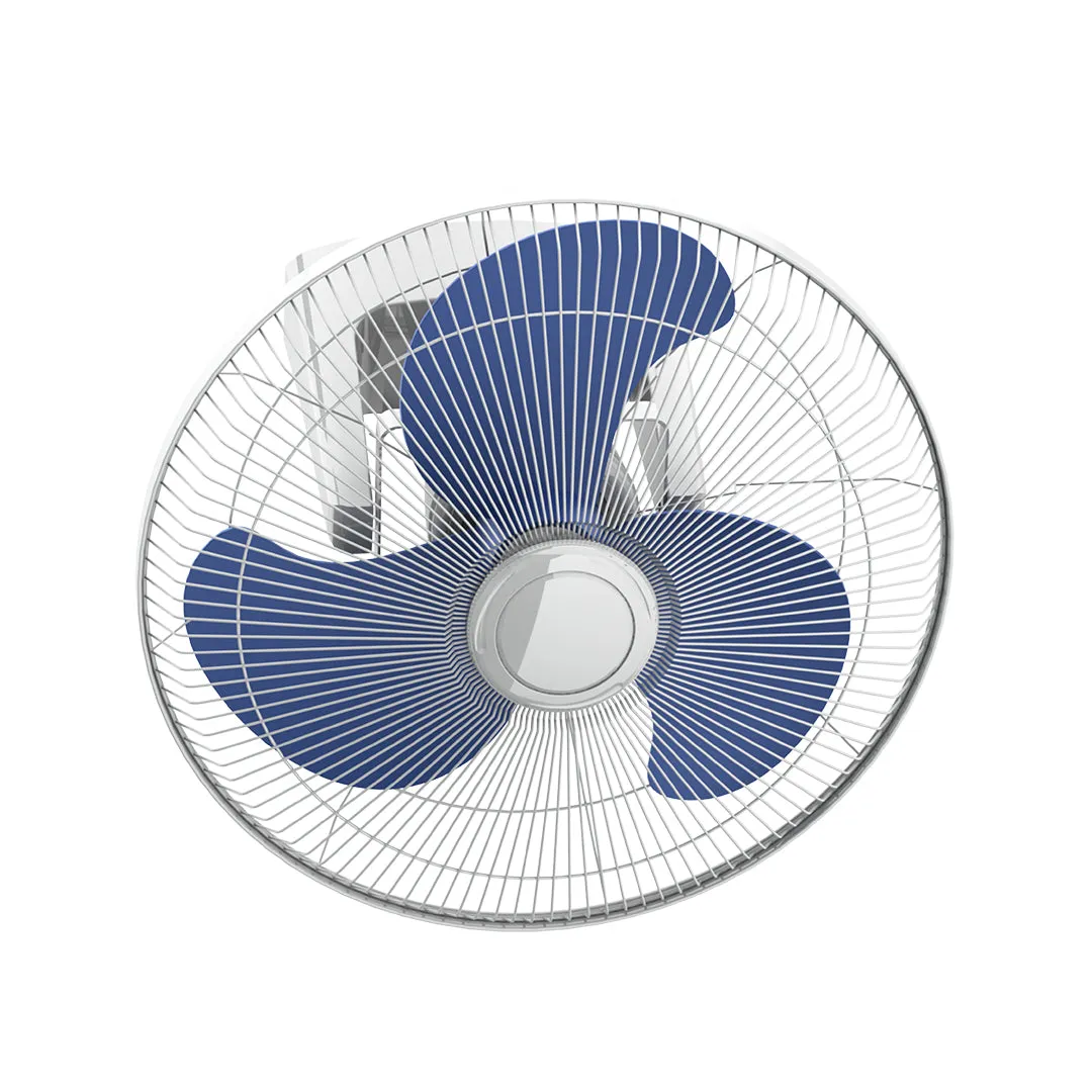 Oscillation Fan with Blue Metal Blade 16 Inch