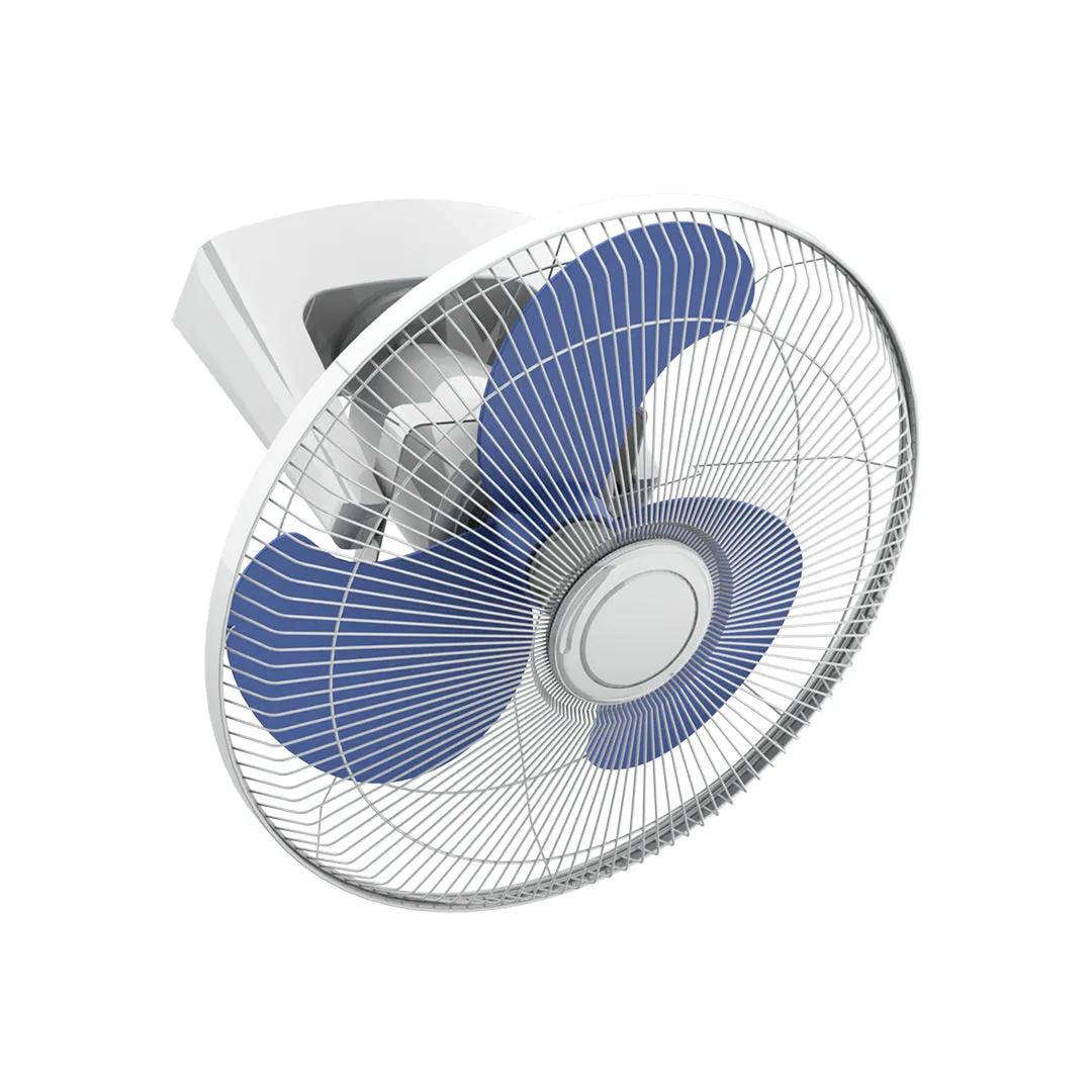 Oscillation Fan with Blue Metal Blade 16 Inch