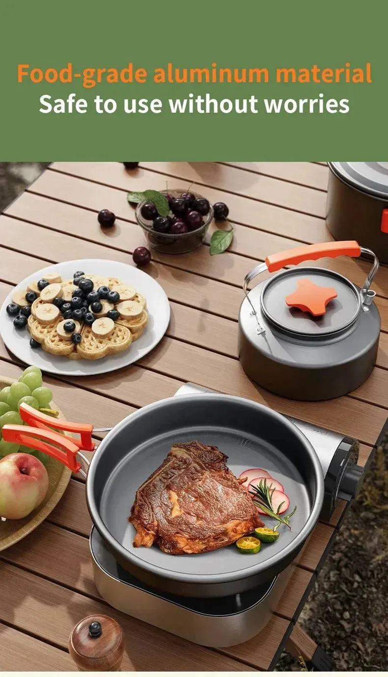 Outdoor Picnic Set Frying Pan Frying Pan In Frying Pan Frying Pan Single Frying Pan Portable Extra Light