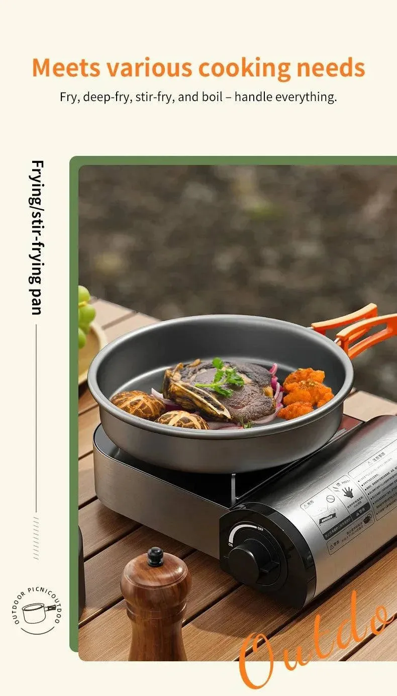 Outdoor Picnic Set Frying Pan Frying Pan In Frying Pan Frying Pan Single Frying Pan Portable Extra Light