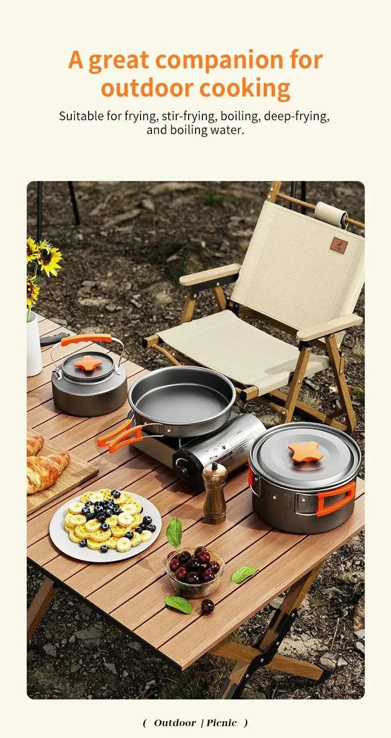 Outdoor Picnic Set Frying Pan Frying Pan In Frying Pan Frying Pan Single Frying Pan Portable Extra Light