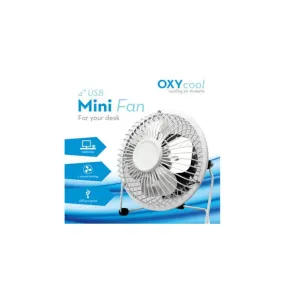 Oxy Cool Mini Fan Usb 4 Inch