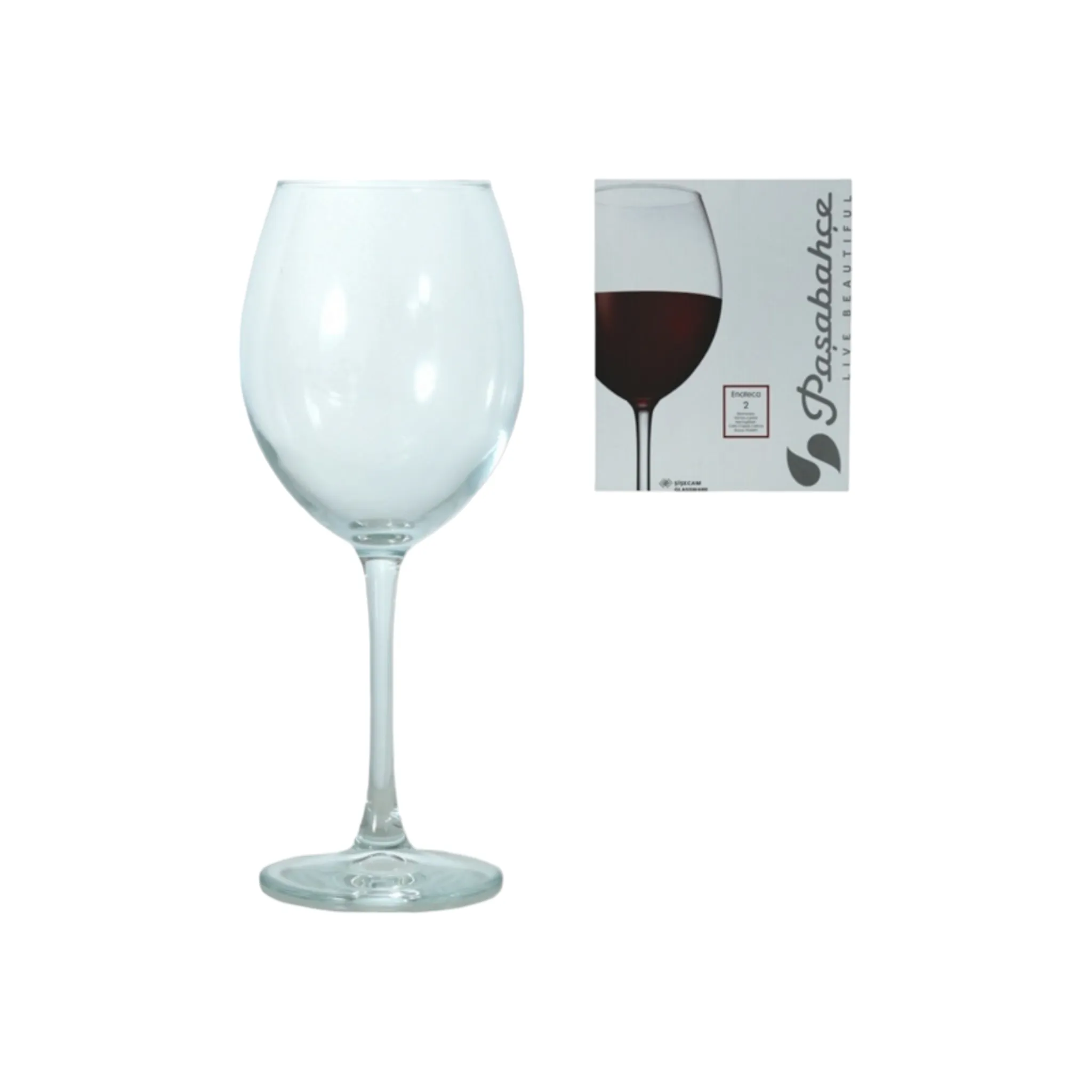 Pasabahce Enoteca Glass Tumbler Stemmed 550ml Red Wine 2pcs