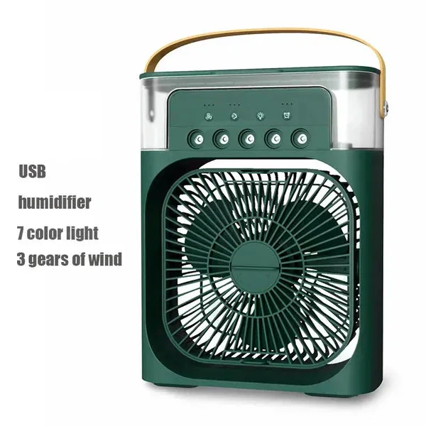 Portable Rechargeable Air Cooling Mist Fan (Big Size)