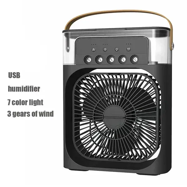 Portable Rechargeable Air Cooling Mist Fan (Big Size)