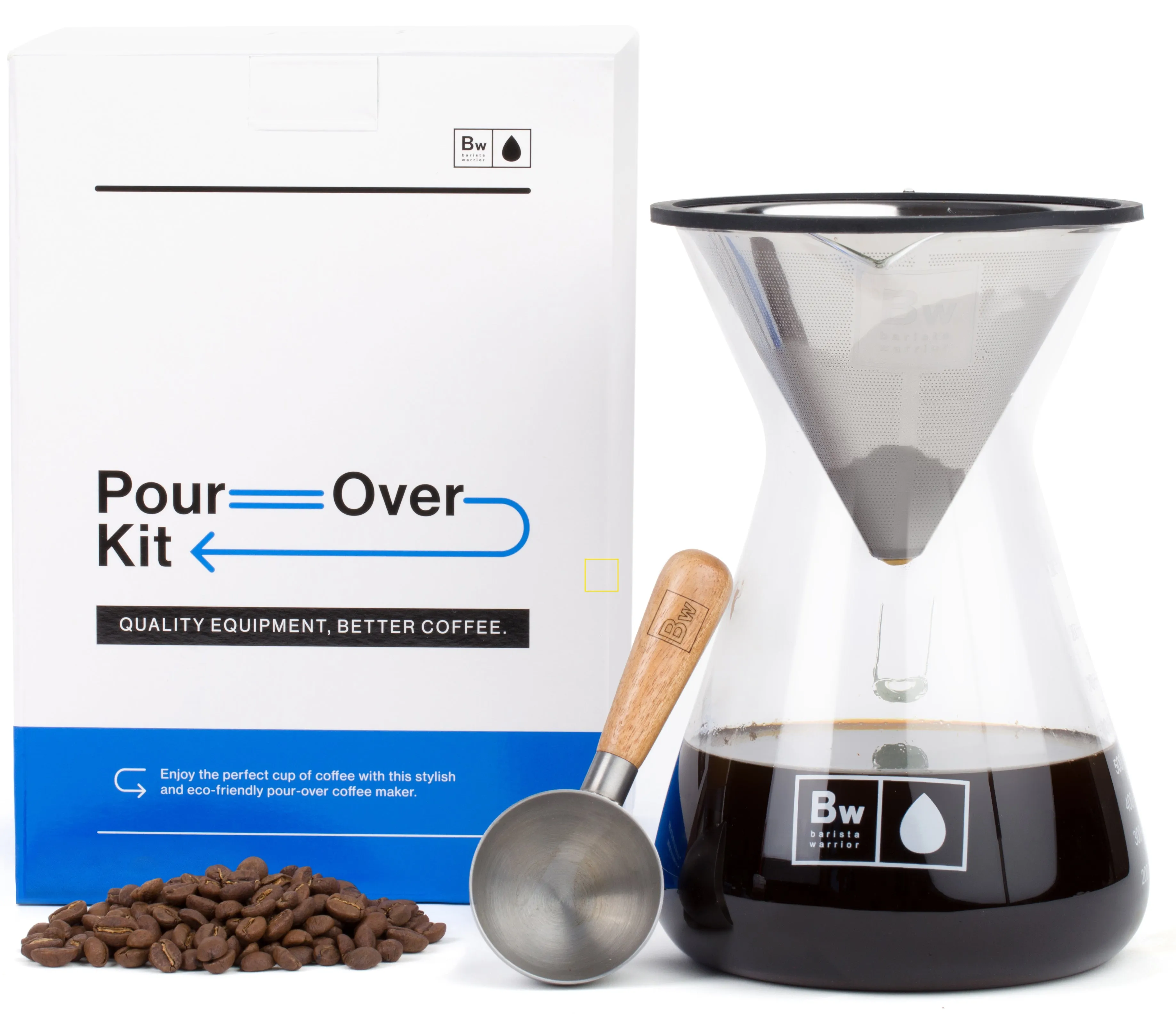 Pour Over Coffee Maker Set by Barista Warrior