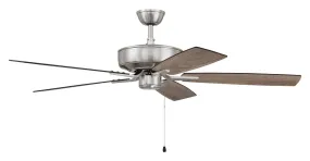 Pro Plus 52" Ceiling Fan in Brushed Polished Nickel