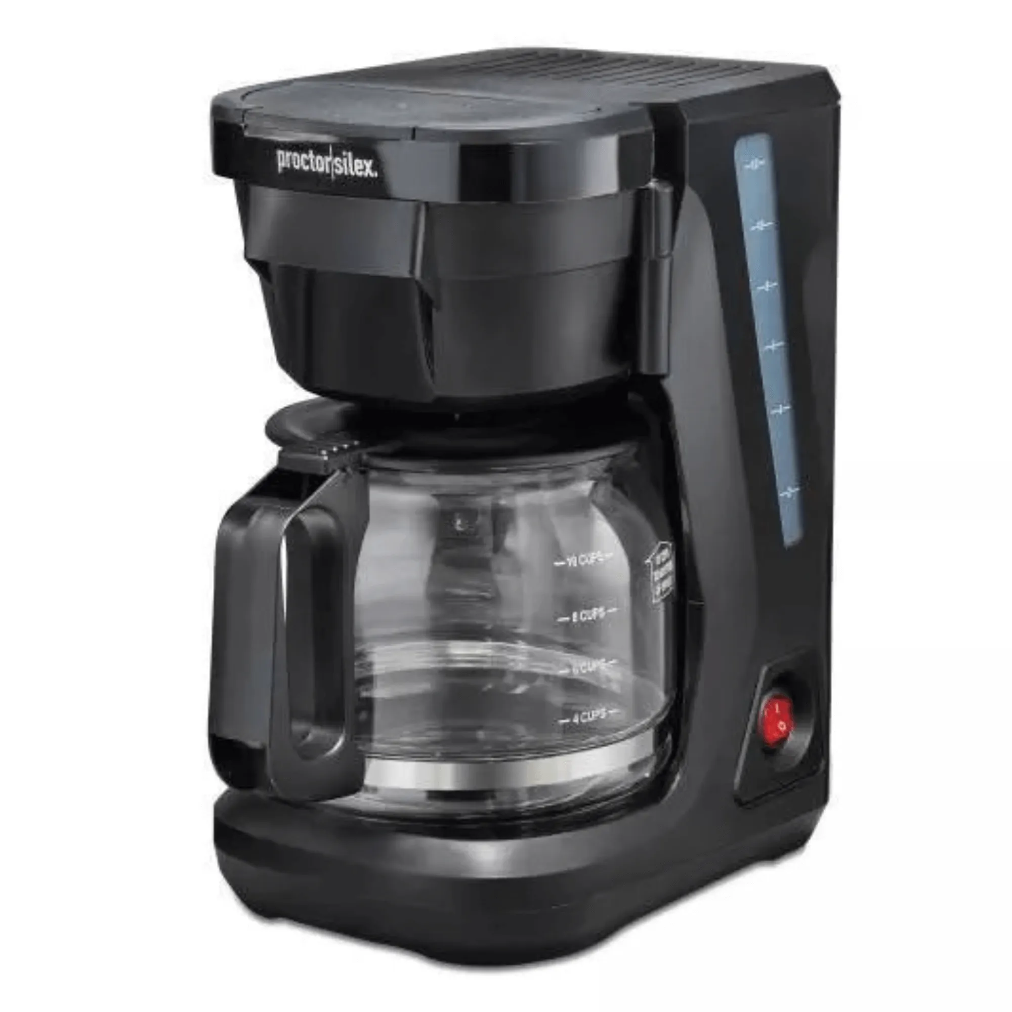 Proctor Silex Compact 12-Cup Auto-Pause Front-Fill Coffeemaker