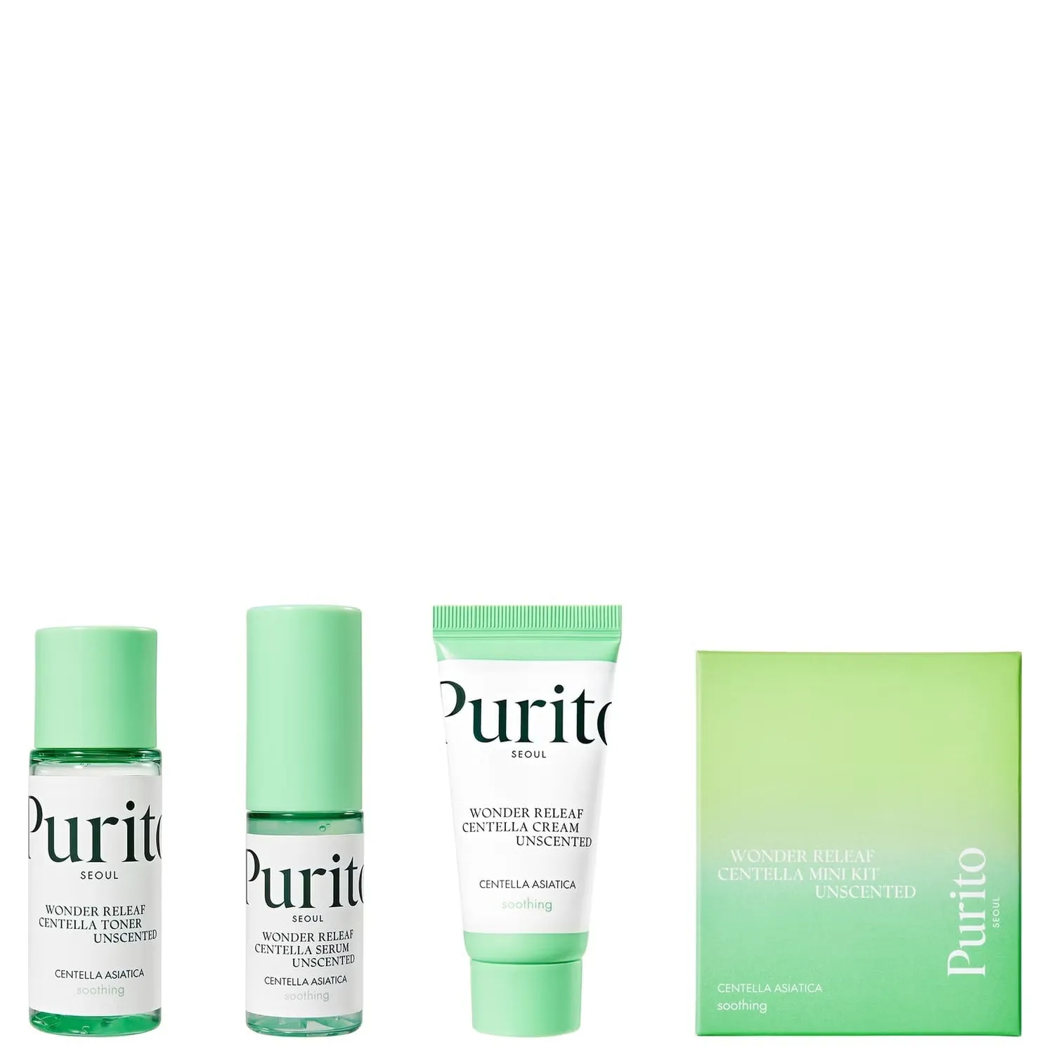 PURITO Wonder Releaf Centella Mini Kit Unscented