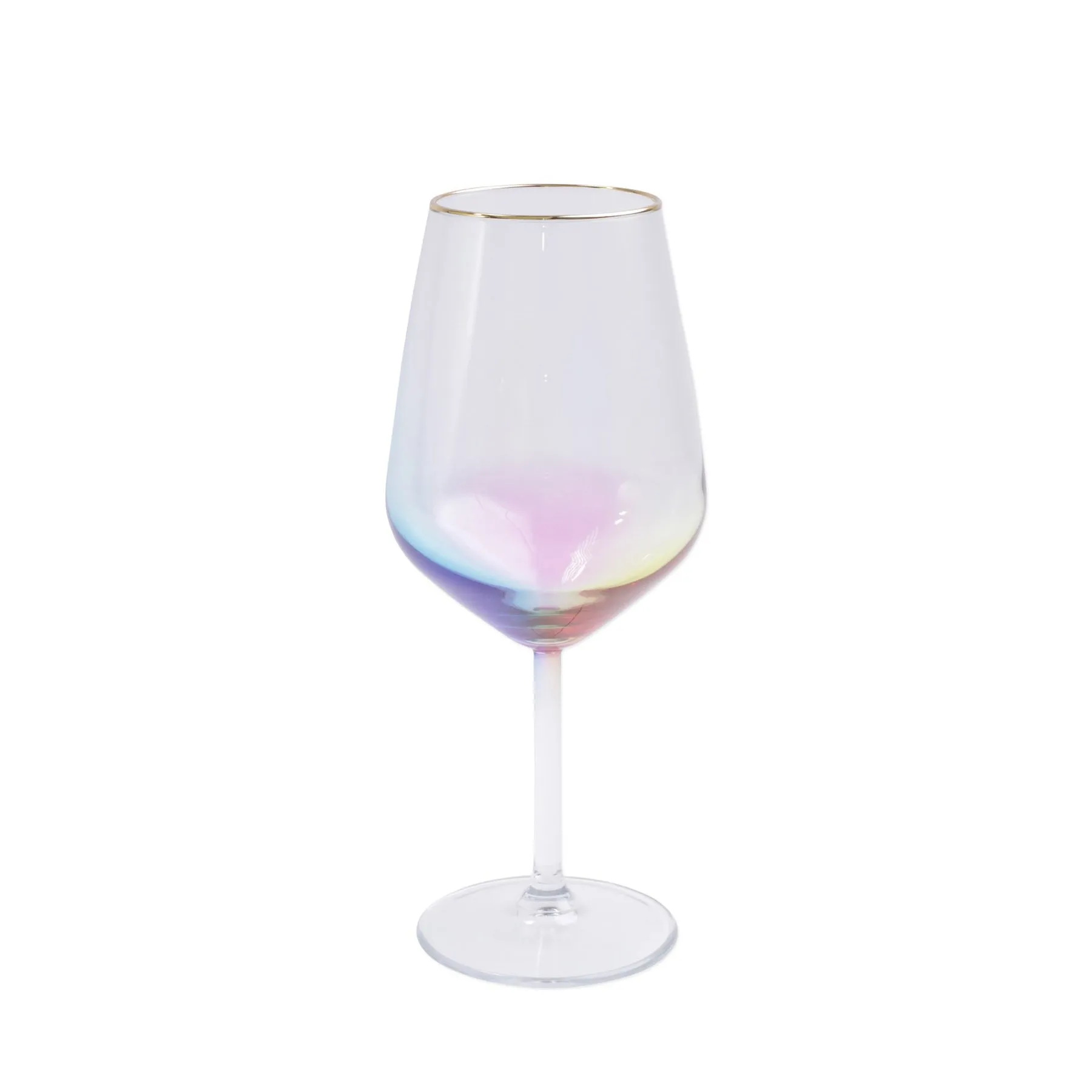 Rainbow Wine Glass