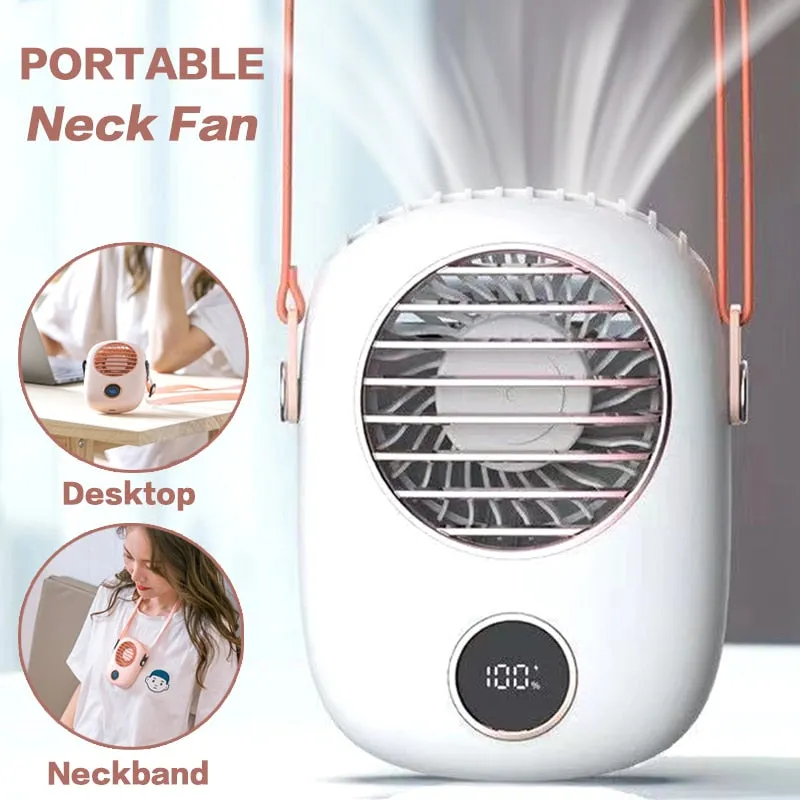 Rechargeable Mini Bladeless Neck Fan