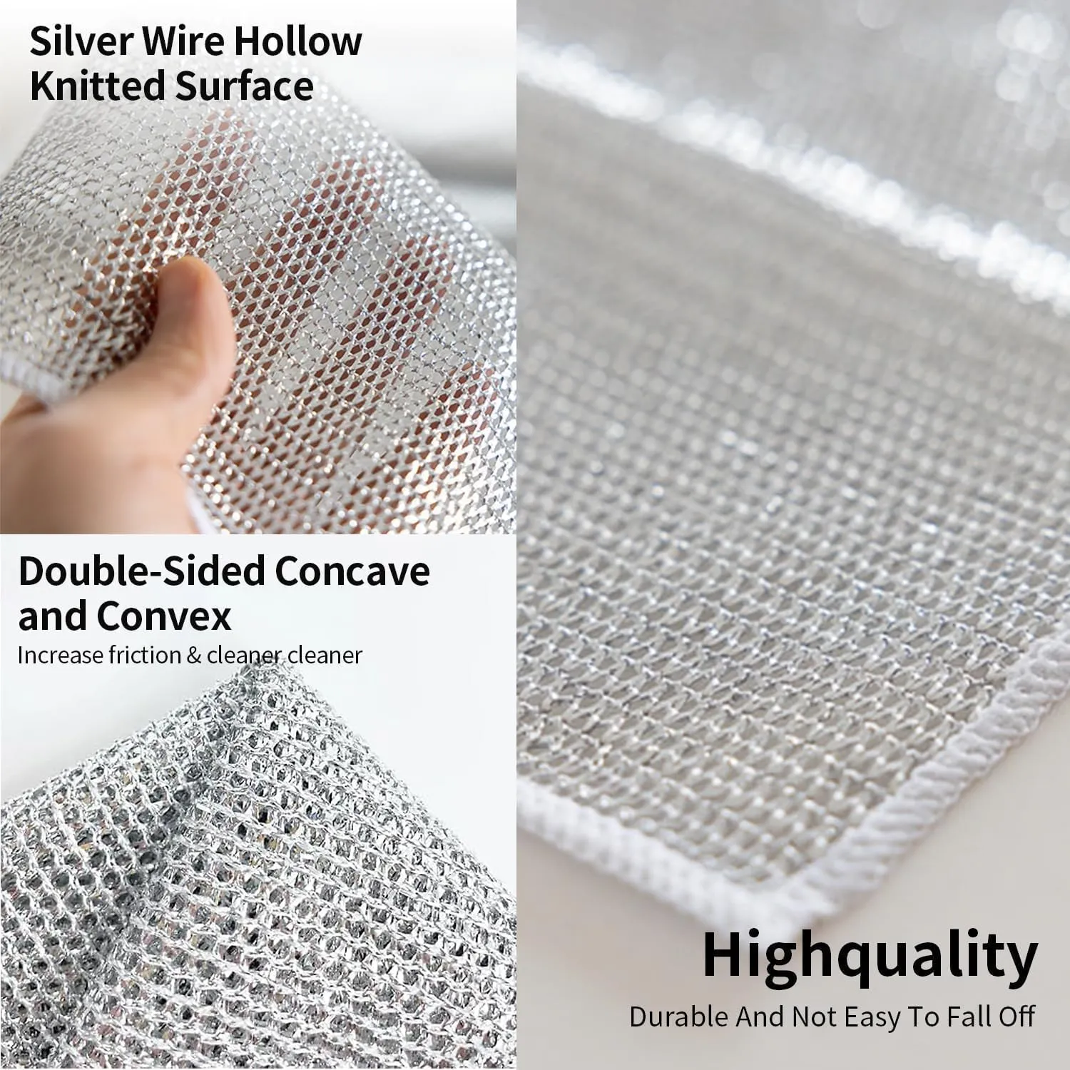 Reusable Mesh Wire Cloth (4 Pcs)