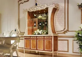 Royal Exclusive Wine Bar Cabinet with Glass Doors