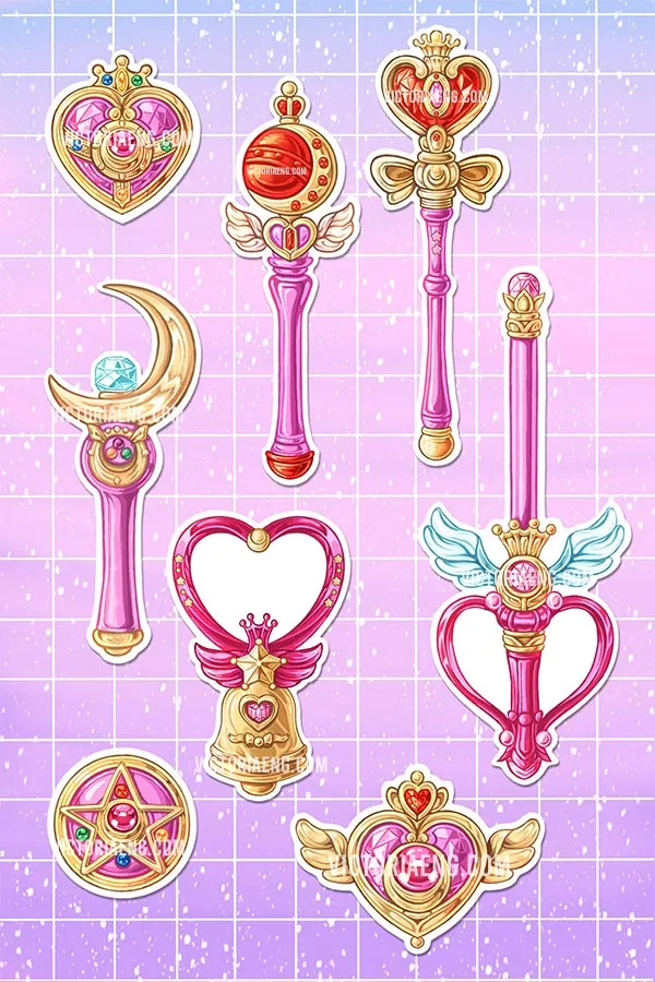 Sailor Moon Accessories Collection Sticker Set