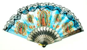 Saint Mother Mary Print Folding Fan