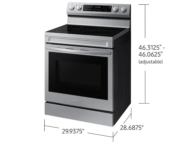 Samsung NE63D6711SR 6.3 cu. ft. Smart Freestanding ENERGY STAR® Certified Electric Range with Air Fry and Griddle in Stainless Steel