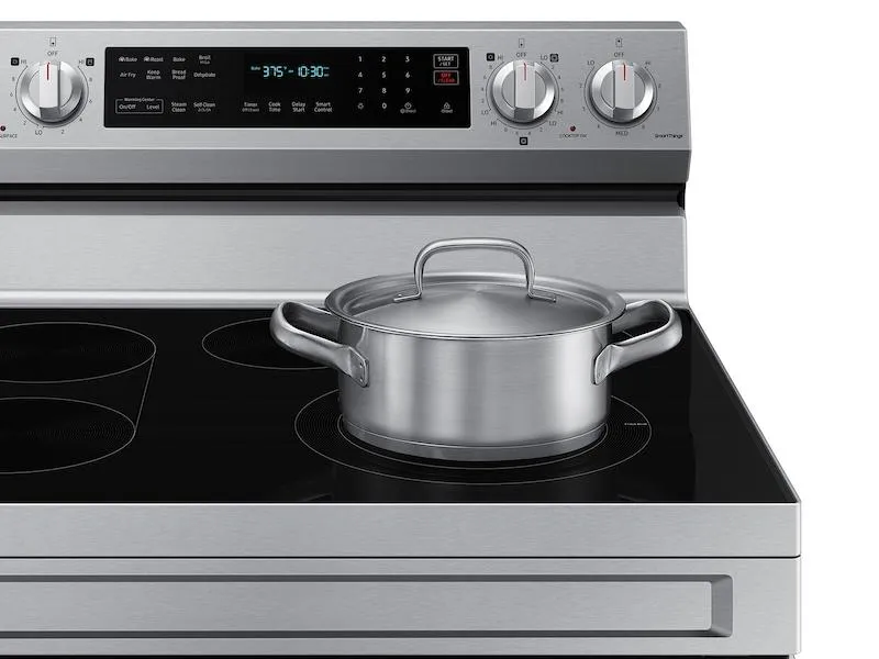 Samsung NE63D6711SR 6.3 cu. ft. Smart Freestanding ENERGY STAR® Certified Electric Range with Air Fry and Griddle in Stainless Steel