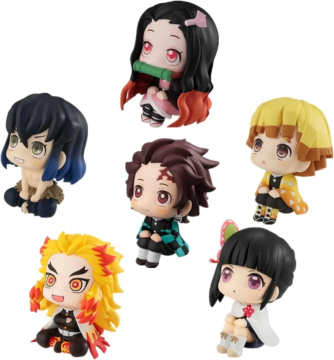 Set of 6 Figures, Tanjiro Nezuko Kyoujurou Anime Stuff Figures Toys, Fan Collections for Kids, Children, Christmas