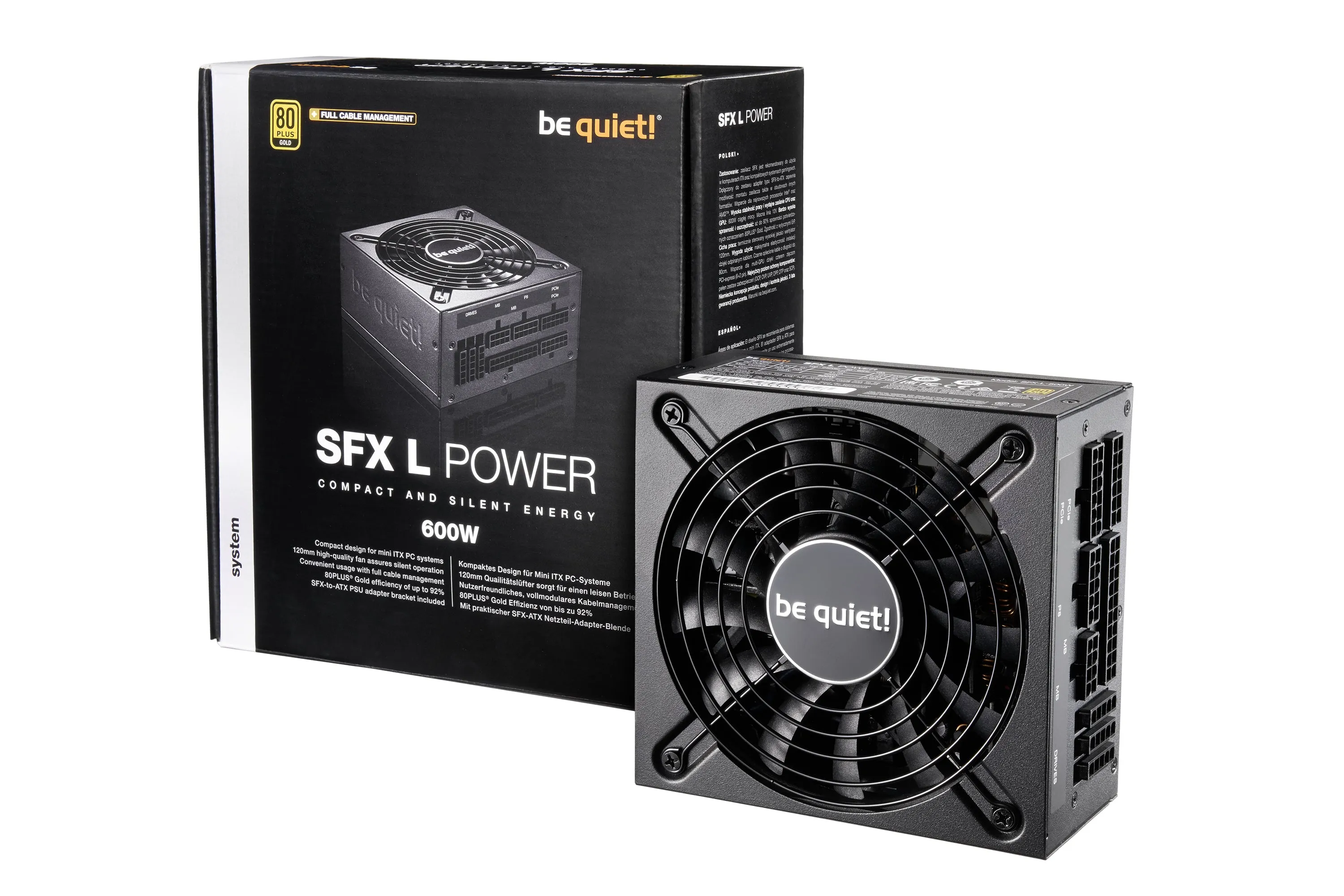 Sfx-L 600W Be Quiet! Sfx-L Power Modular 80  Gold